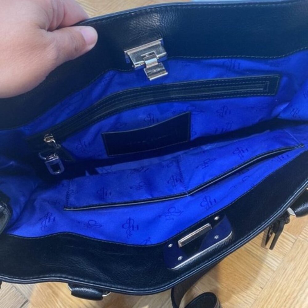 Cole Haan Women Black Genuine Leather Shoulder Crossbody Bag - Picture 4 of 10